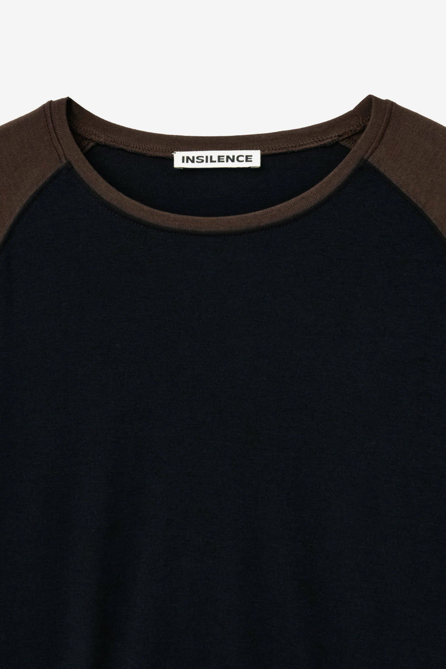 Insilence - Raglan Strap T-Shirt (Black) product image 9 | TRAB K-Fashion Australia