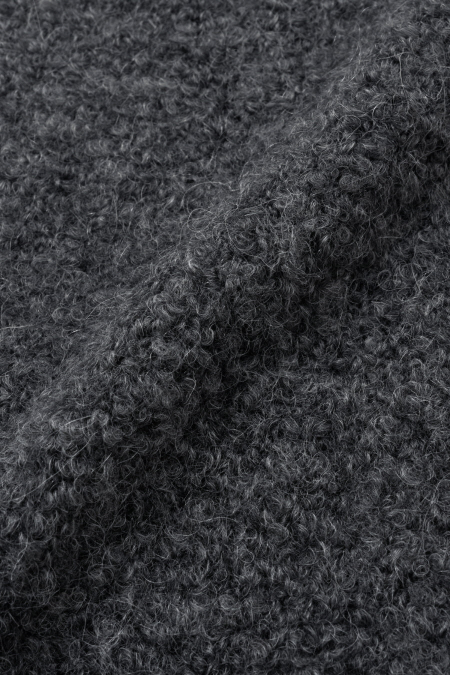 Insilence - Alpaca Hooded Muffler (Charcoal) product image 7 | TRAB K-Fashion Australia