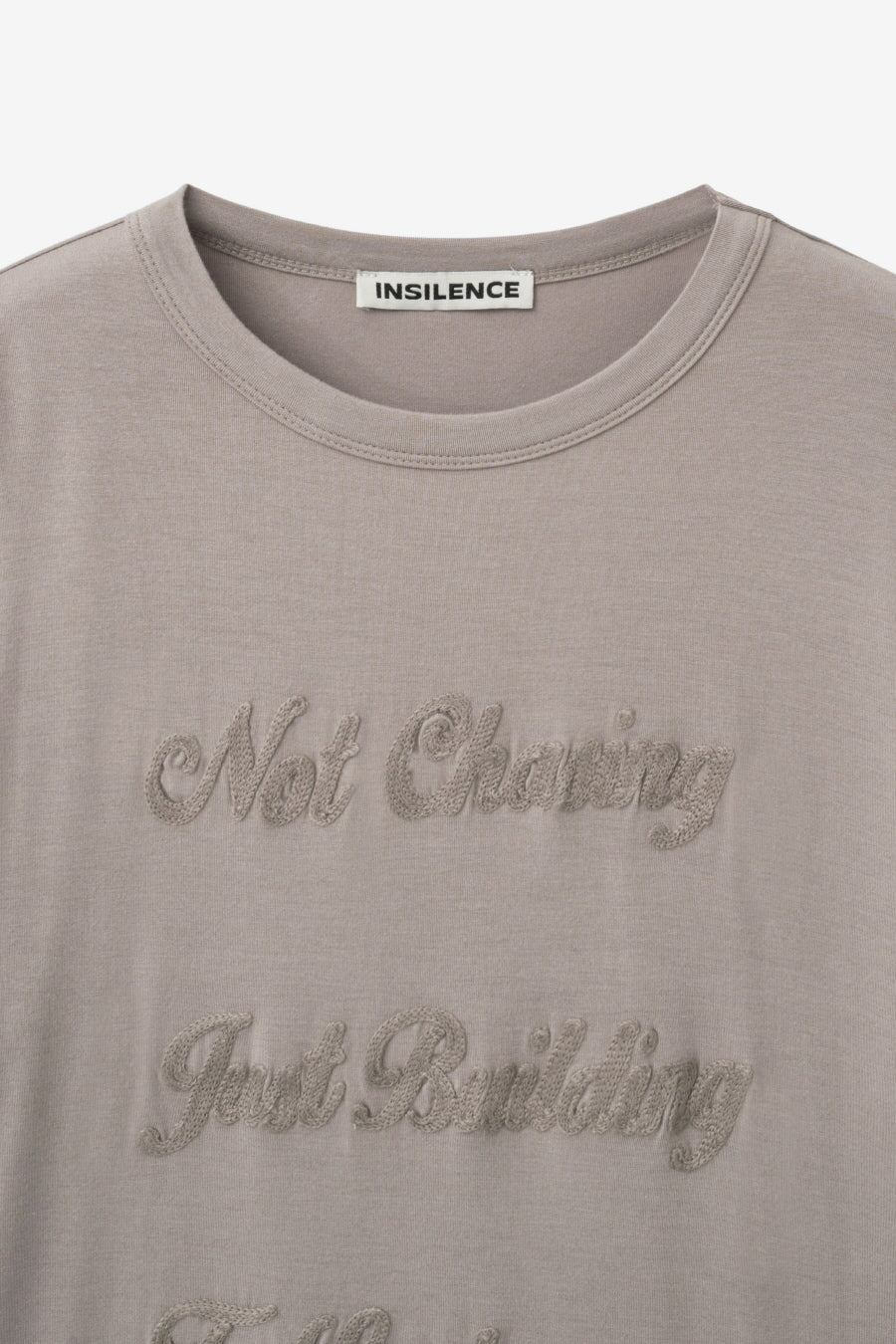 Insilence - Chasing Double-Layer Top (Ash Beige) product image 9 | TRAB K-Fashion Australia