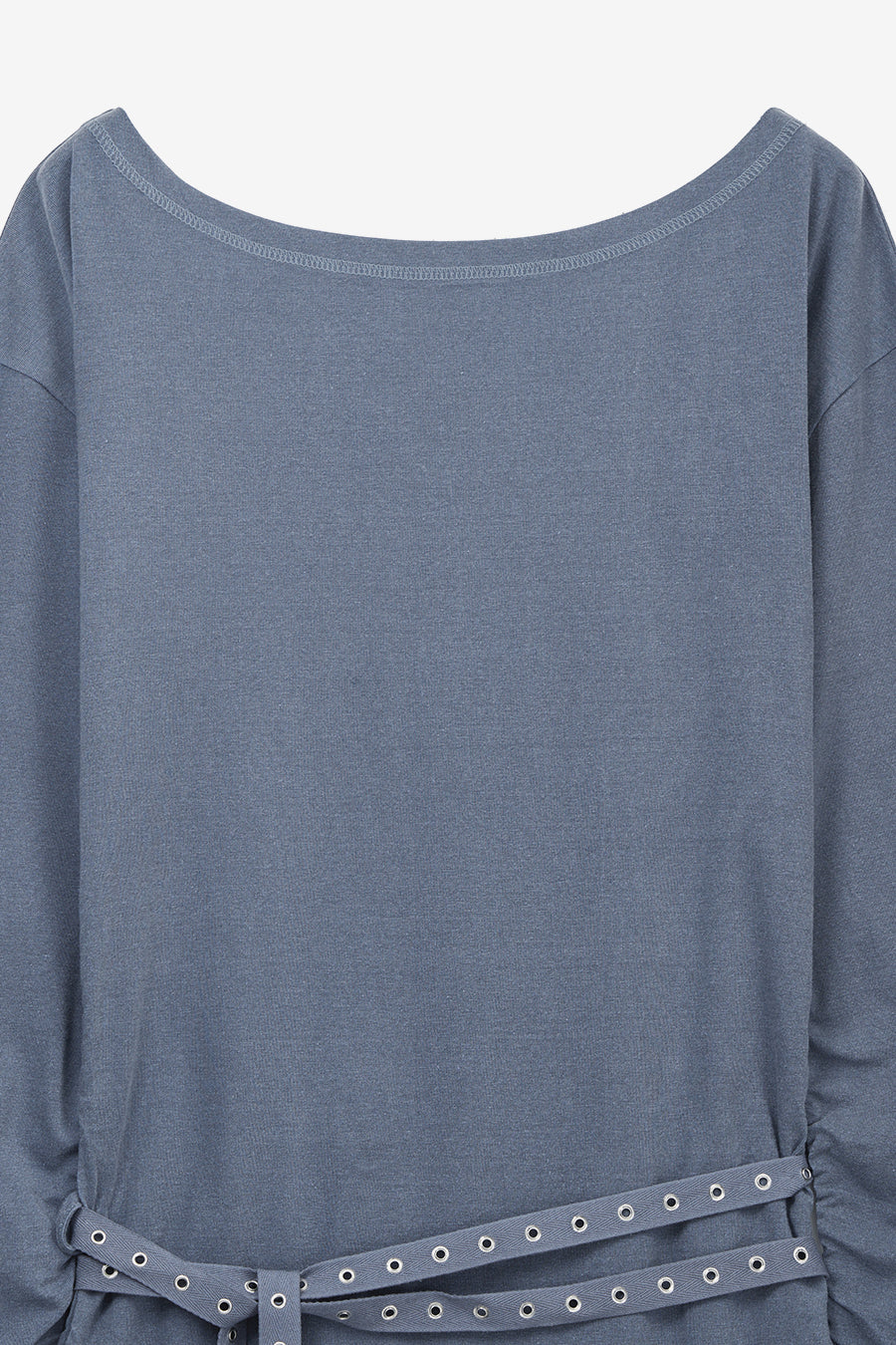 Insilence - Belted Jersey Dress (Blue) product image 9 | TRAB K-Fashion Australia