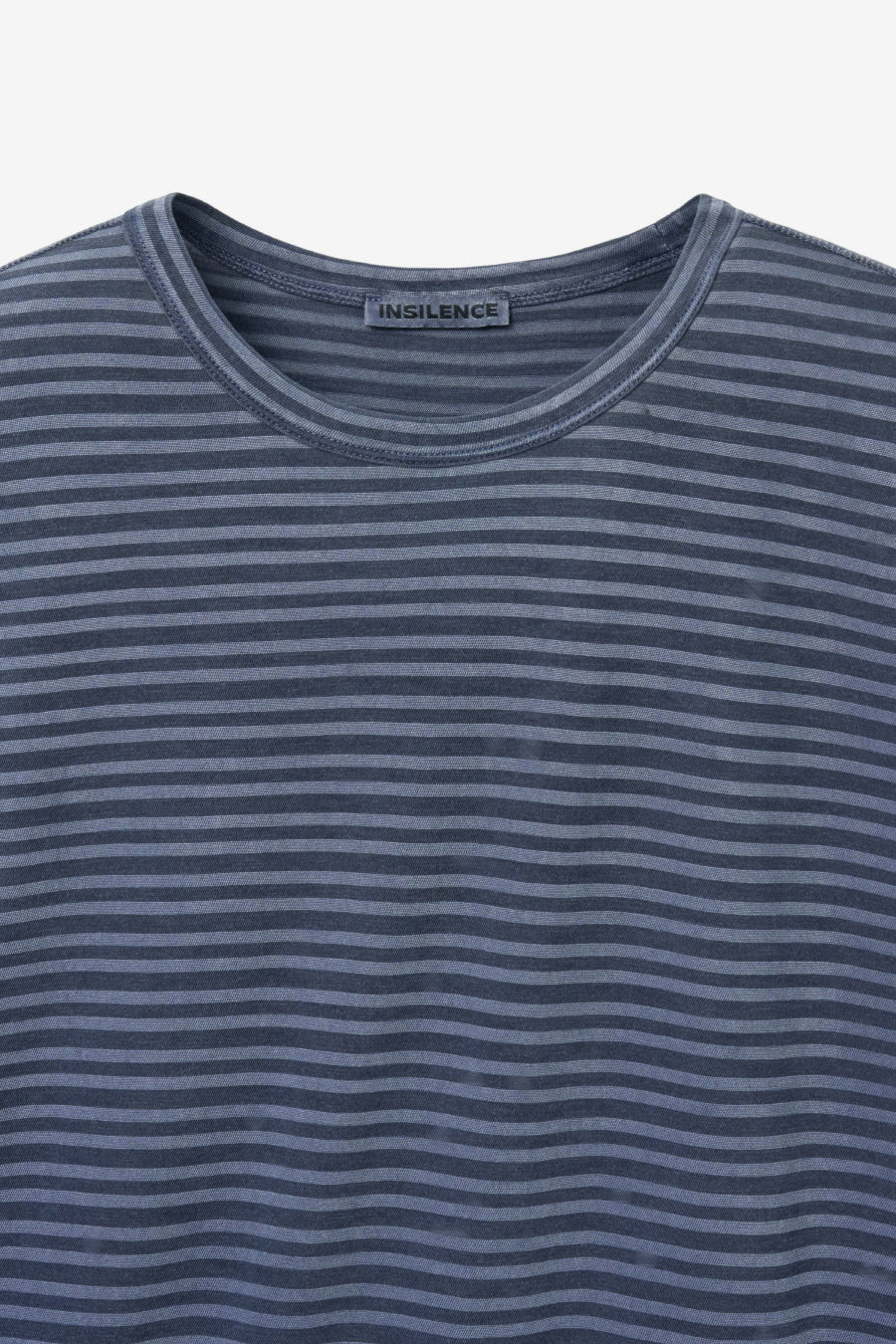 Insilence - Striped Dyed T-shirt (Ash Blue) product image 9 | TRAB K-Fashion Australia