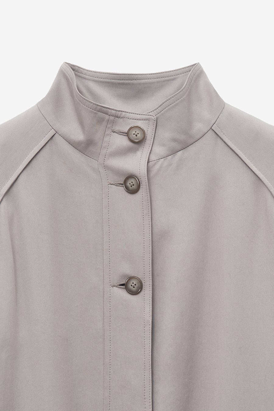 Insilence - Raglan Tencel Casual Jacket (Ash Beige) product image 9 | TRAB K-Fashion Australia