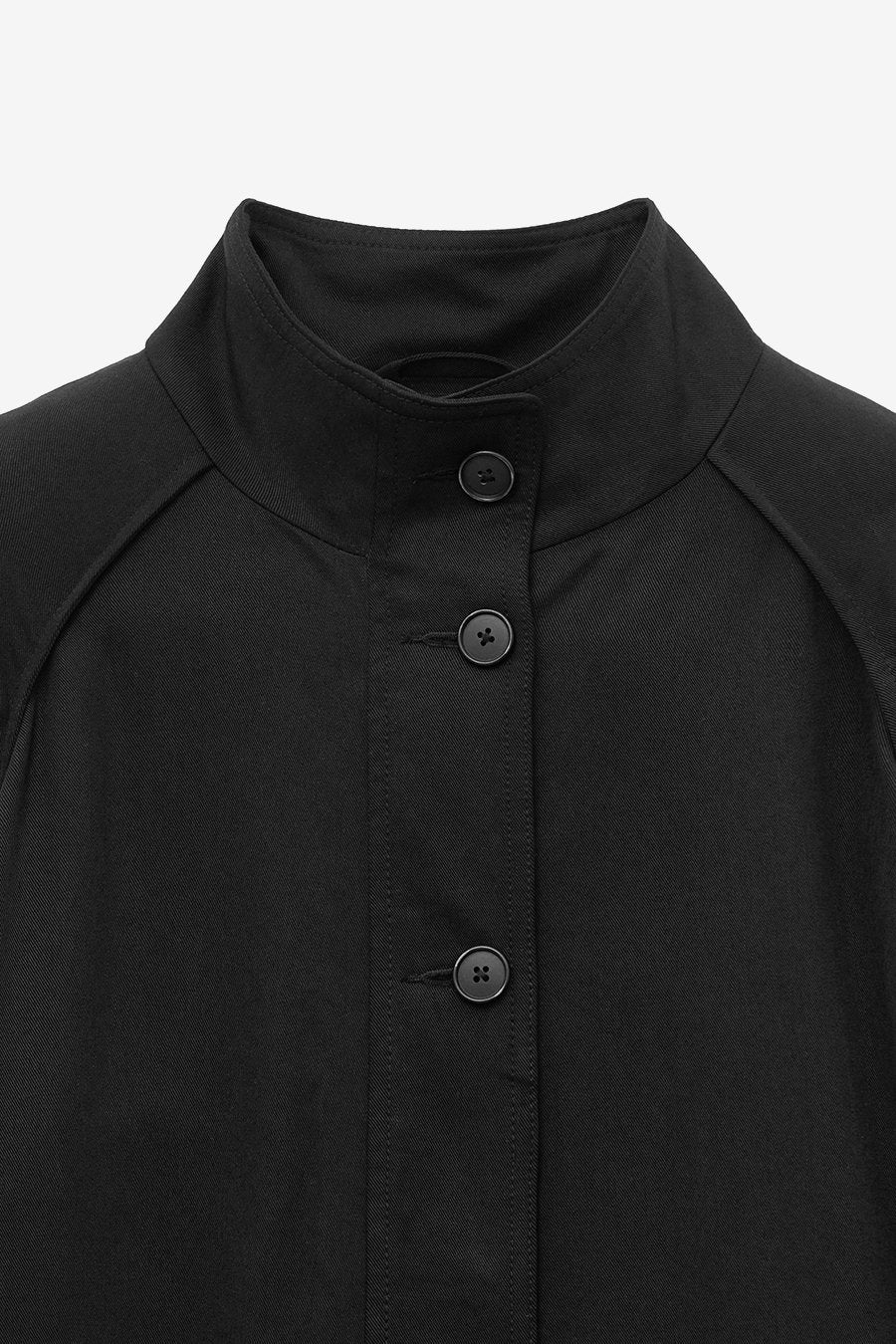Insilence - Raglan Tencel Casual Jacket (Black) product image 9 | TRAB K-Fashion Australia