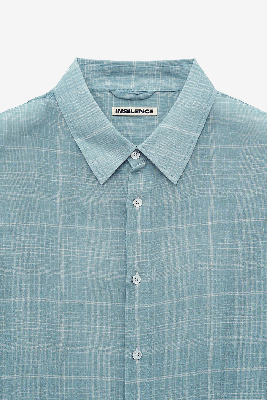 Insilence - Damaged Seer Check Shirts (Mint) product image 7 | TRAB K-Fashion Australia