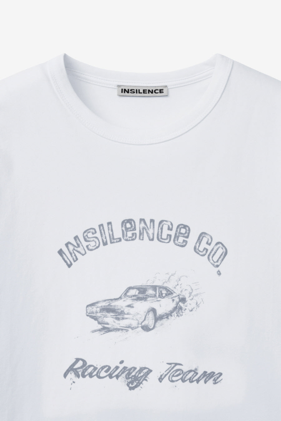 Insilence - Challenger Graphic T-shirt (White) product image 9 | TRAB K-Fashion Australia
