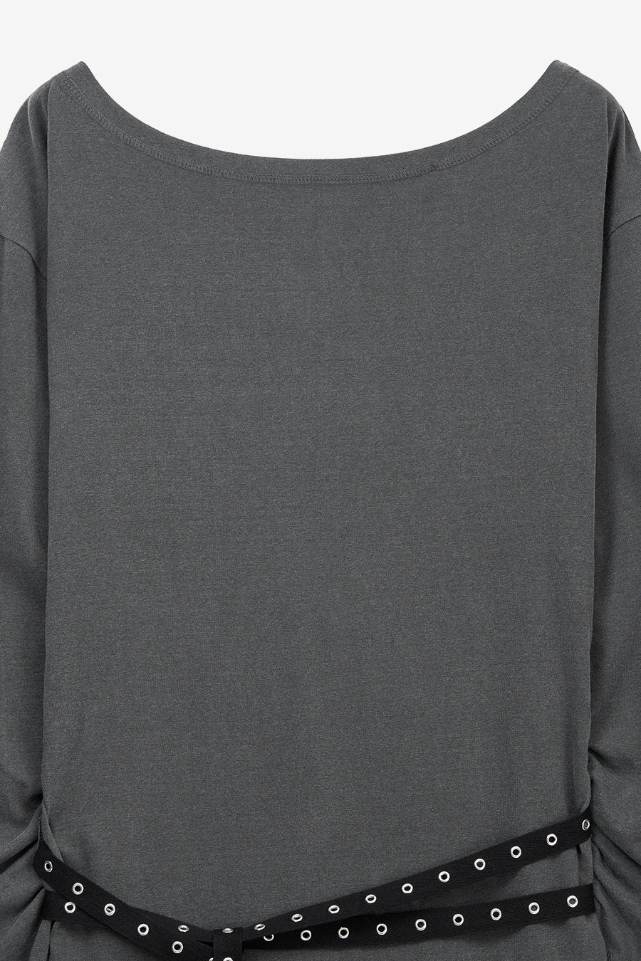 Insilence - Belted Jersey Dress (Charcoal) product image 9 | TRAB K-Fashion Australia
