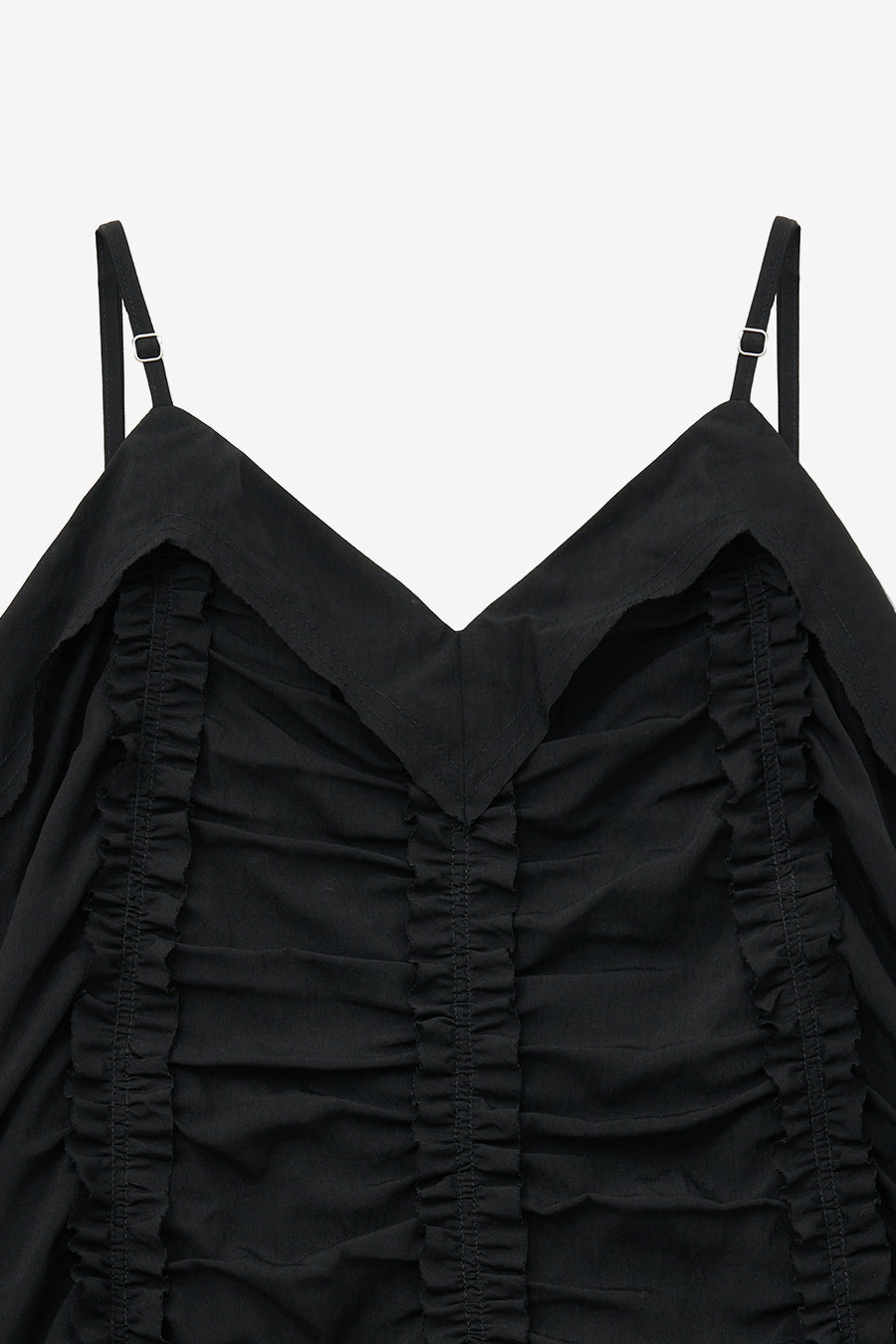 Insilence - Vintage Frill Maxi Dress (Black) product image 9 | TRAB K-Fashion Australia