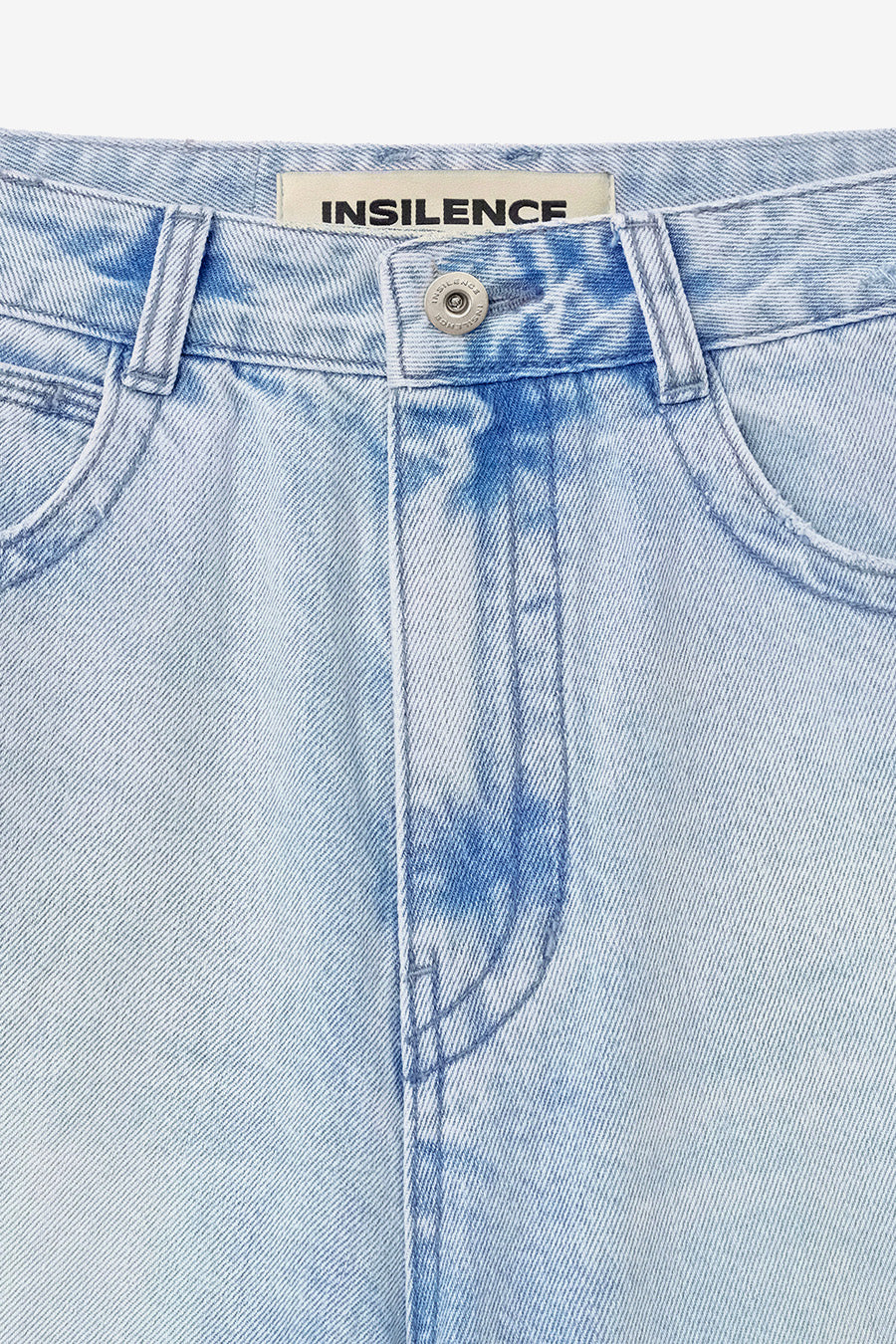 Insilence - Wide Bermuda Denim (Light Blue) product image 9 | TRAB K-Fashion Australia