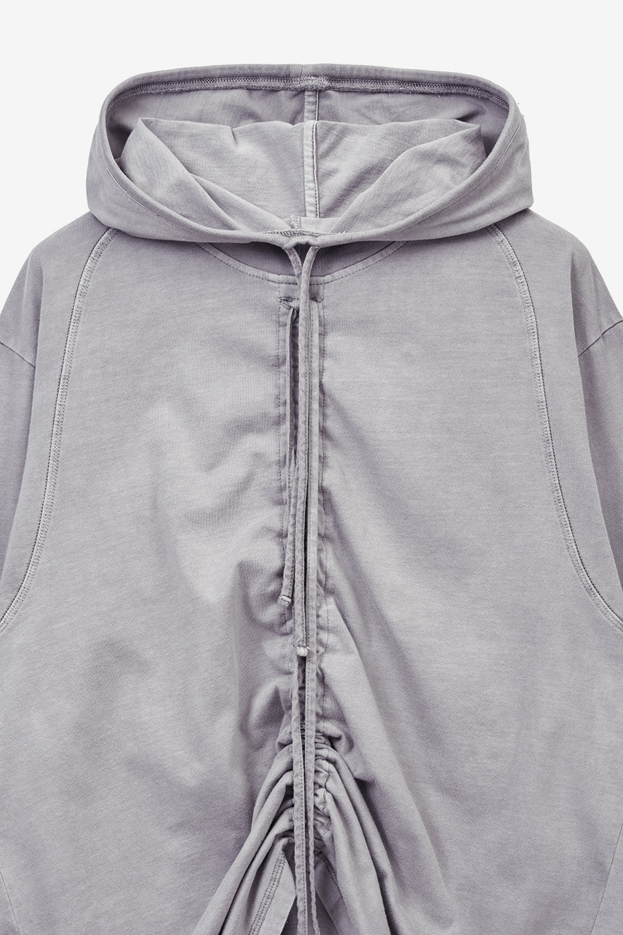 Insilence - String Hoodie Long Sleeve (Grey) product image 9 | TRAB K-Fashion Australia