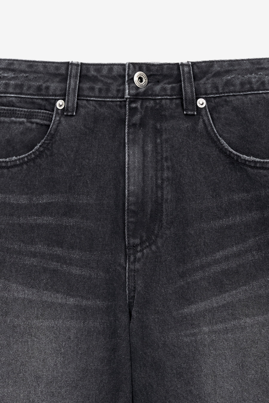 Insilence - Low Waist Wide Jeans (Washed Black) product image 9 | TRAB K-Fashion Australia