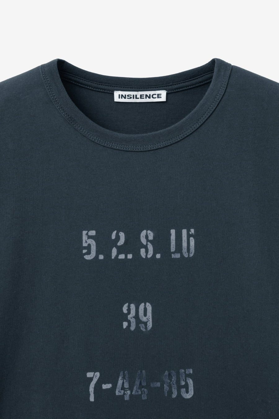 Insilence - Stencil Graphic T-shirt (Charcoal) product image 9 | TRAB K-Fashion Australia