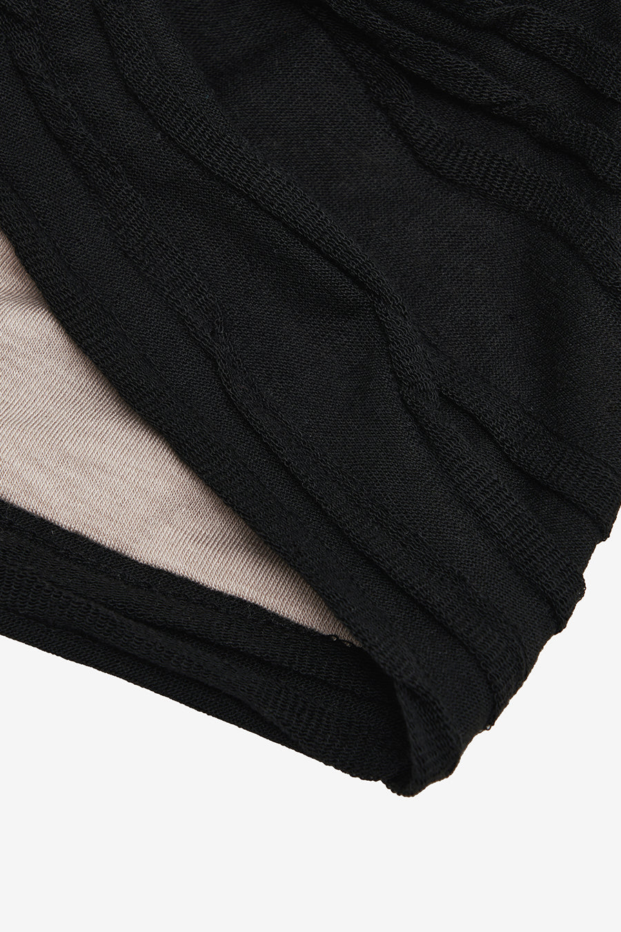 Insilence - Pleated Two-Way Beanie (Black) product image 7 | TRAB K-Fashion Australia