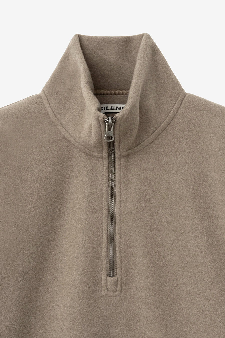 Insilence - Classic Fleece Quarter-Zip (Ash Beige) product image 9 | TRAB K-Fashion Australia