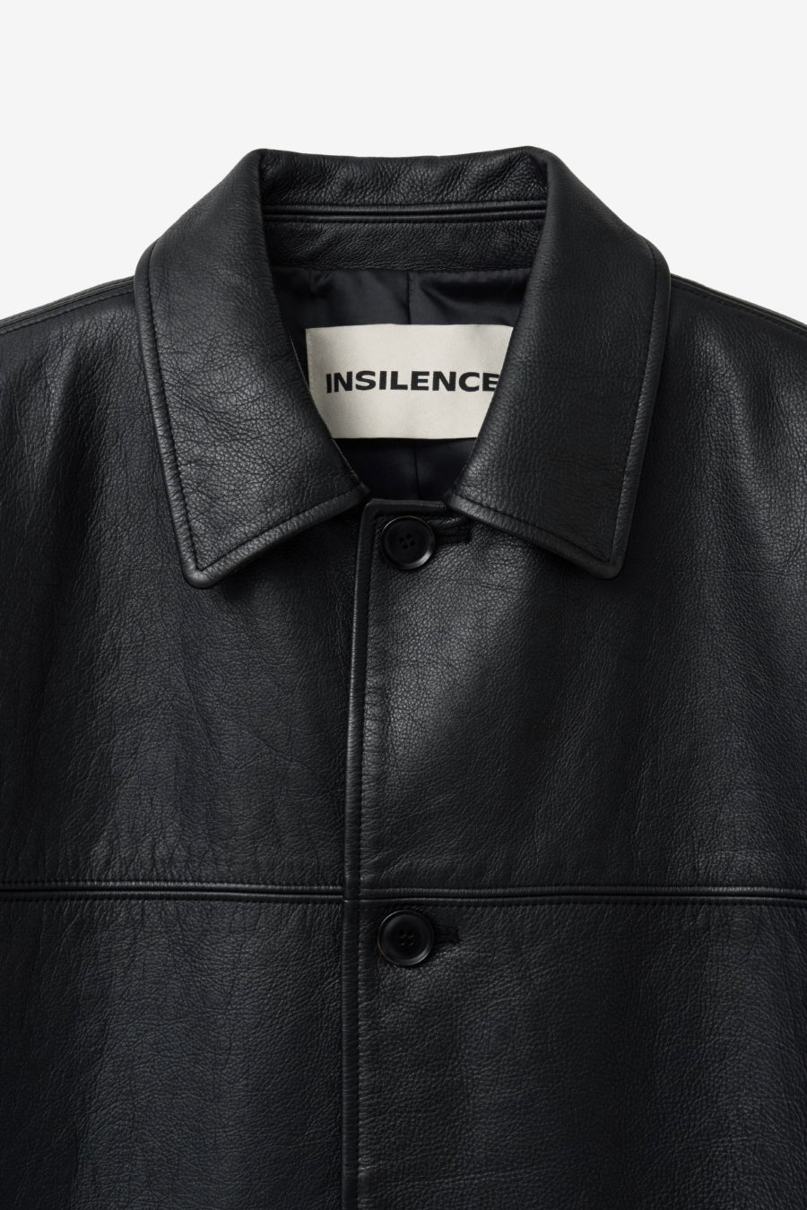 Insilence - Calf Skin CarCoat (Black) product image 9 | TRAB K-Fashion Australia