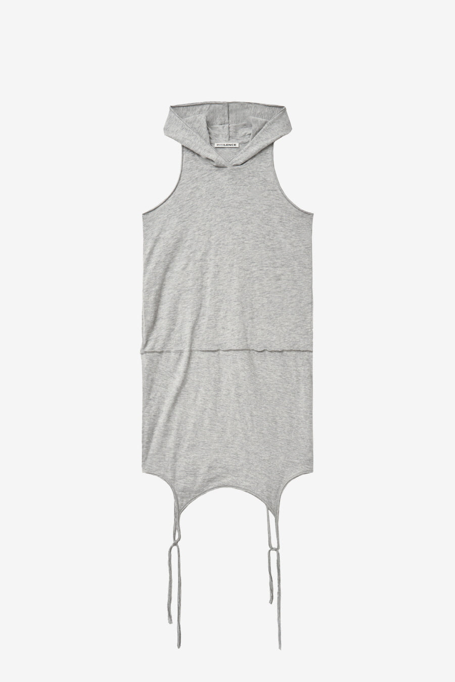 Insilence - Layered Hoodie Sleeveless (Melange Grey) product image 10 | TRAB K-Fashion Australia