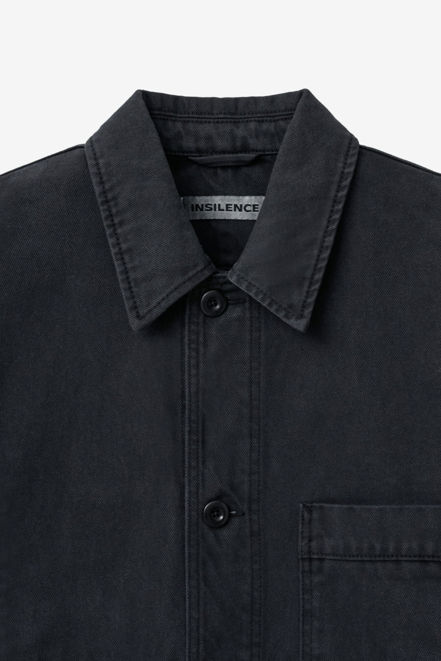 Insilence - French Work Jacket (Ink Black) product image 9 | TRAB K-Fashion Australia