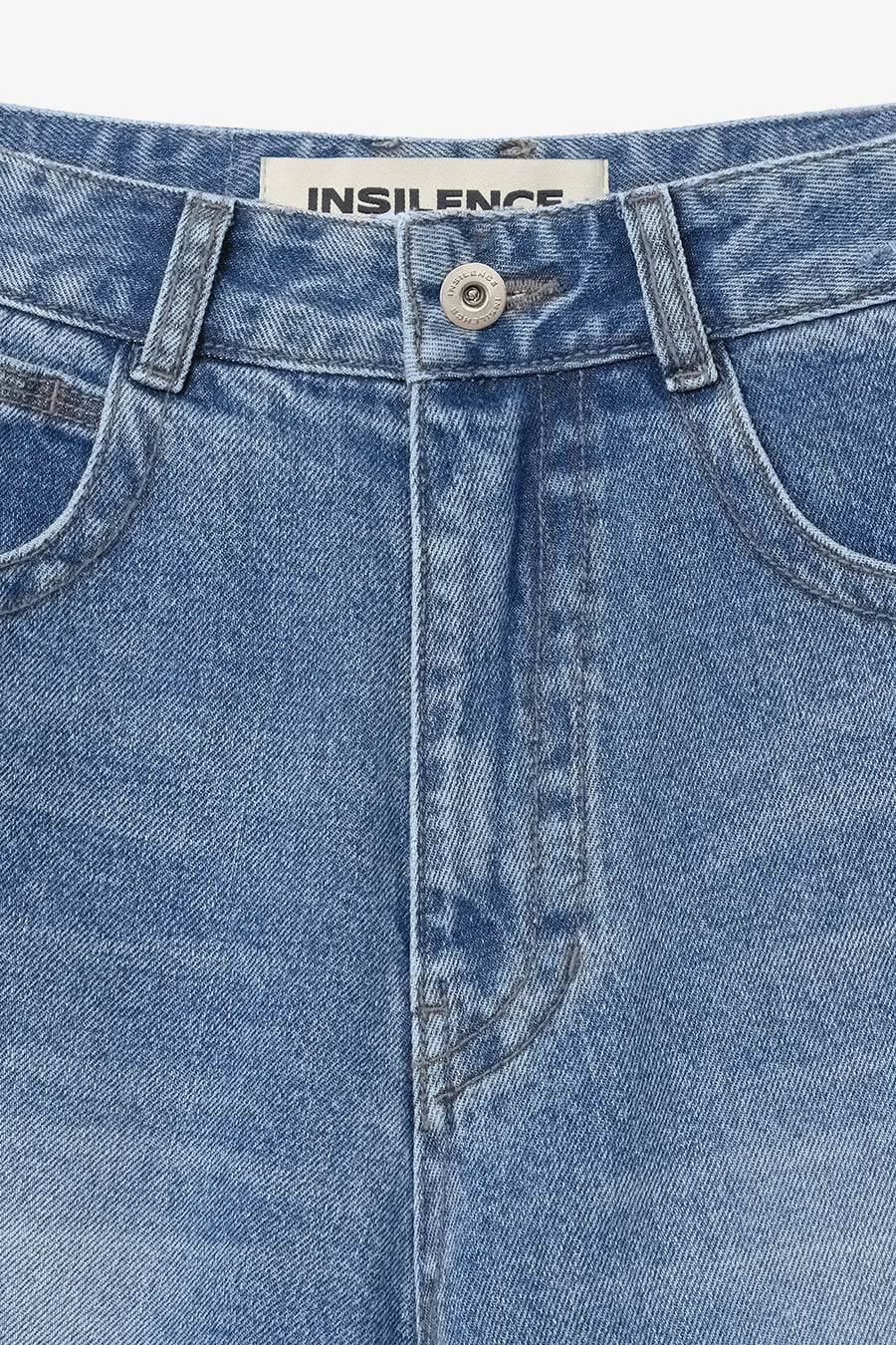 Insilence - Wide Bermuda Denim (Blue) product image 9 | TRAB K-Fashion Australia