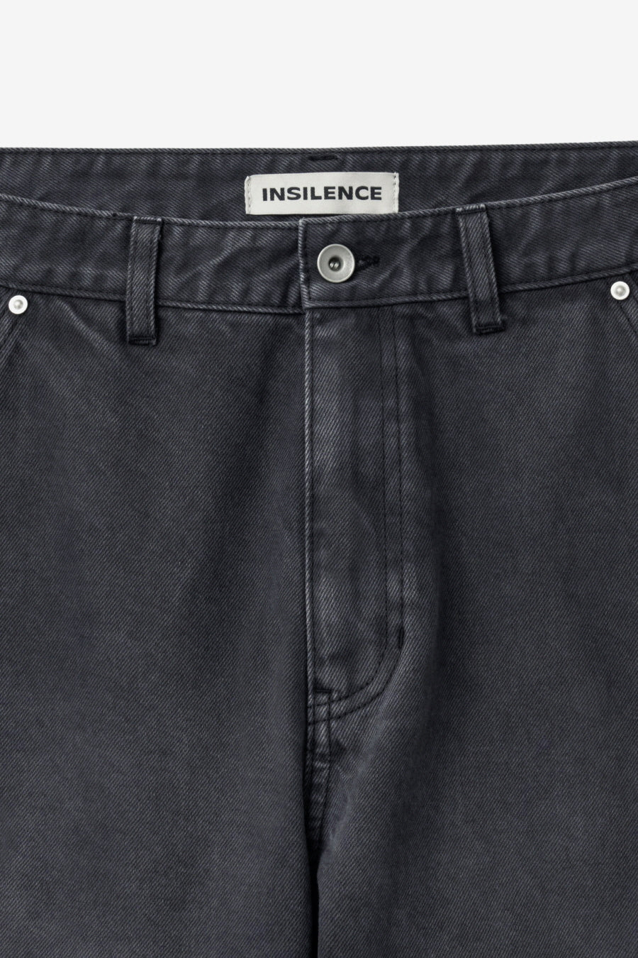 Insilence - Garment-dyed Painter Pants (Charcoal) product image 9 | TRAB K-Fashion Australia