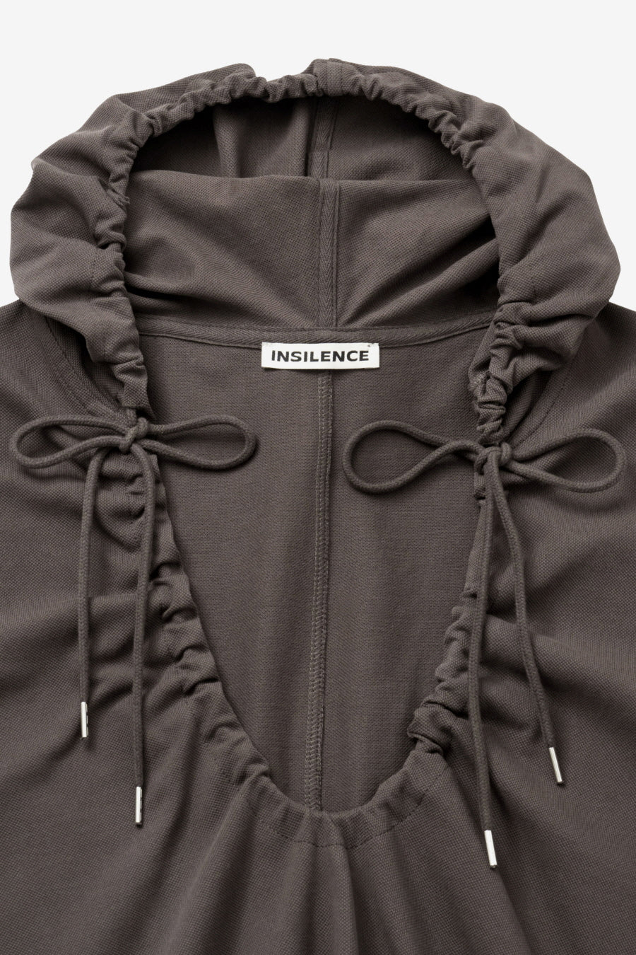 Insilence - String Hooded Top (Brown) product image 9 | TRAB K-Fashion Australia