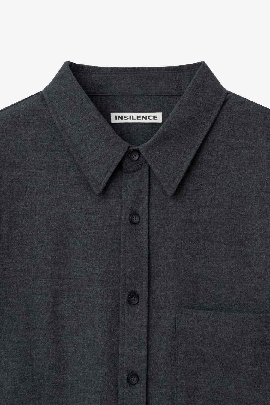 Insilence - Modal Shirt (Charcoal) product image 7 | TRAB K-Fashion Australia