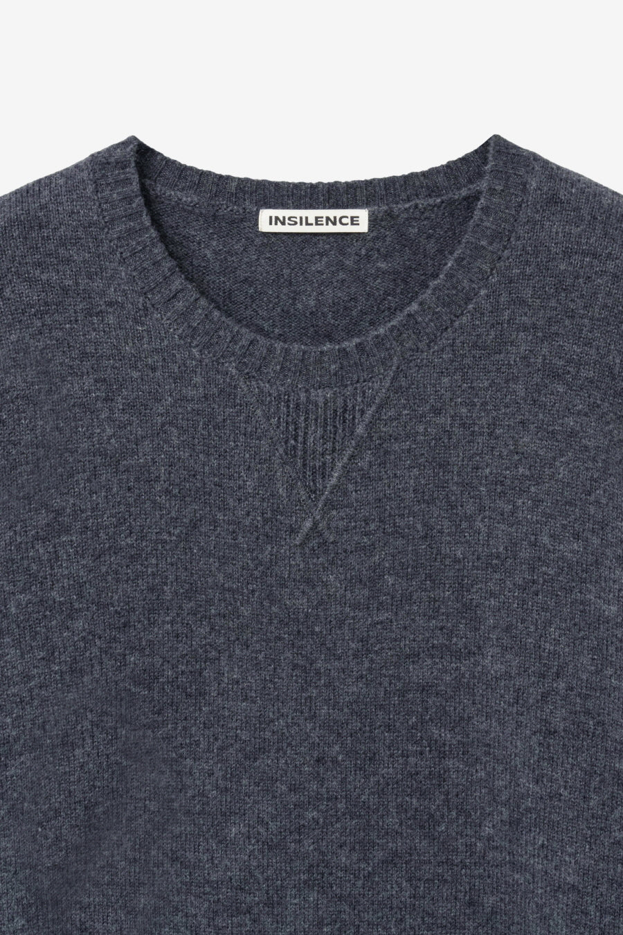 Insilence - Gusset Wool Crew Neck Pullover (Grey) product image 7 | TRAB K-Fashion Australia