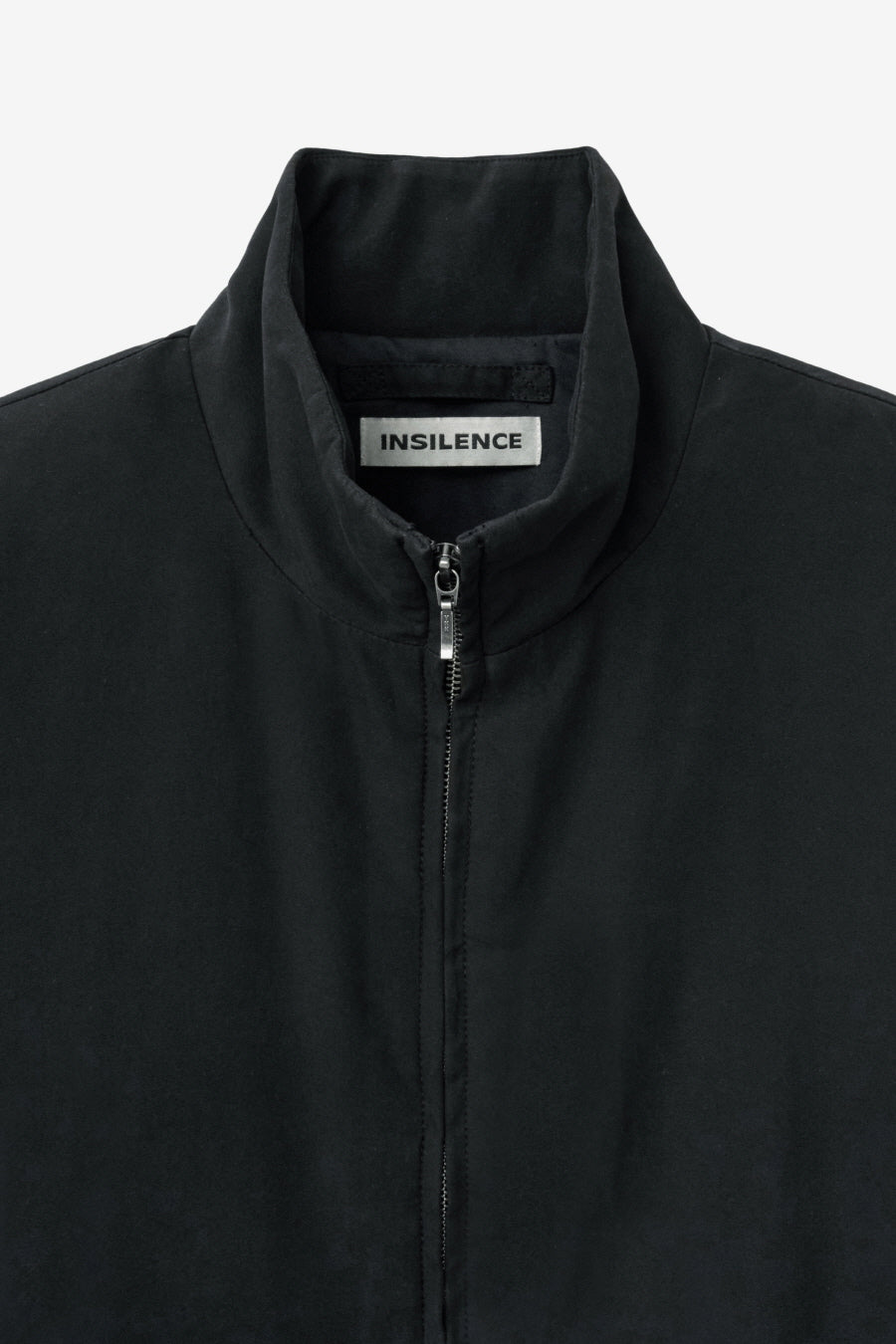 Insilence - High-neck Blouson Jumper (Raven Black) product image 9 | TRAB K-Fashion Australia
