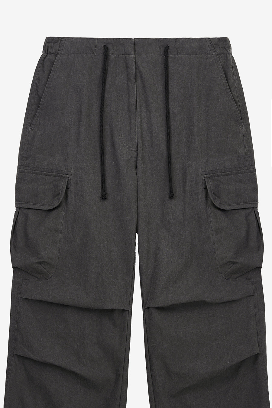 Insilence - Ashed Semi-Wide Cargo Pants (Charcoal) product image 9 | TRAB K-Fashion Australia