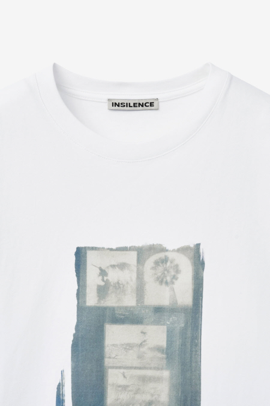 Insilence - Cyanotype Short Sleeve T-shirt (White) product image 9 | TRAB K-Fashion Australia