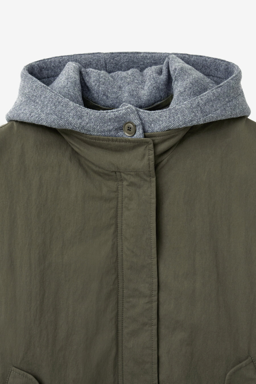 Insilence - M65 Padded Hood Parka (Olive Khaki) product image 11 | TRAB K-Fashion Australia