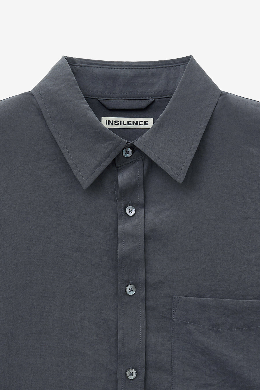 Insilence - Drape Dove Shirt (Grey) product image 9 | TRAB K-Fashion Australia