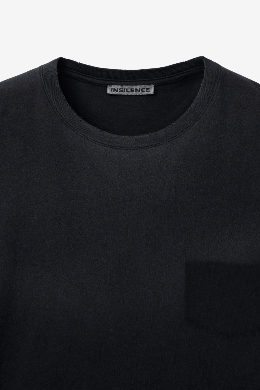 Insilence - Ghost Pocket Distressed Short Sleeve (Vintage Black) product image 7 | TRAB K-Fashion Australia