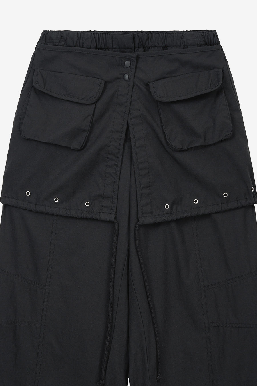 Insilence - Layered Parachute Pants (Black) product image 9 | TRAB K-Fashion Australia