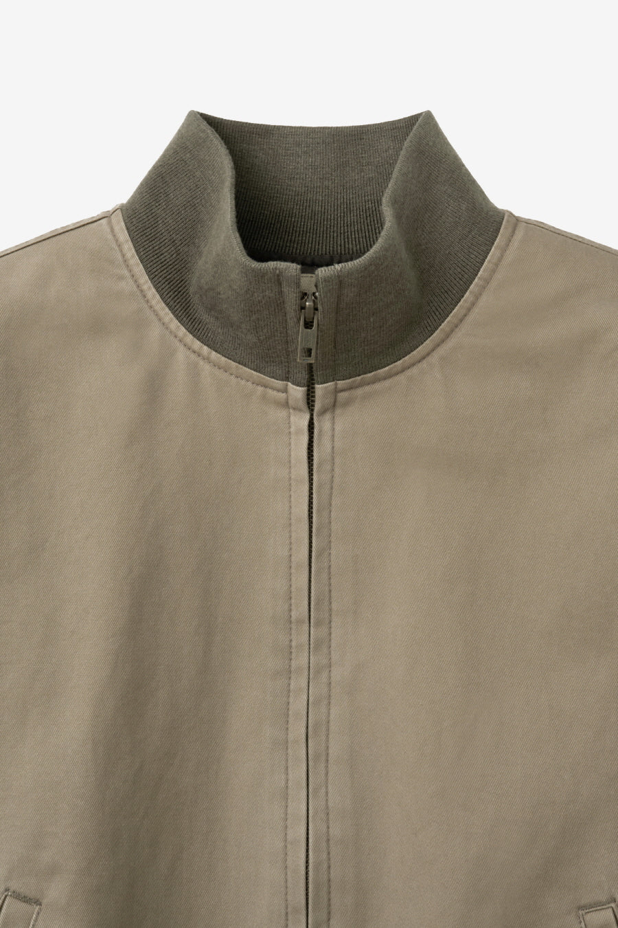 Insilence - Washed Cotton Tanker Jacket (Beige) product image 9 | TRAB K-Fashion Australia