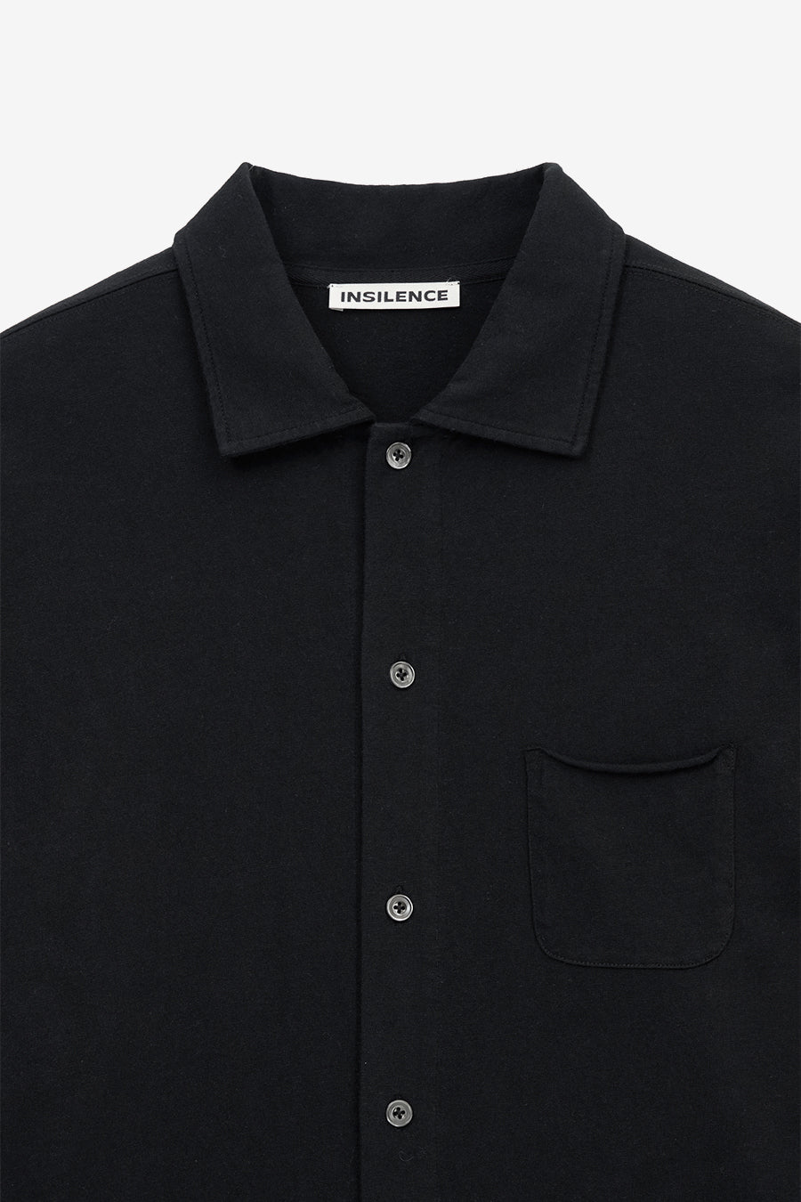 Insilence - Organic Cotton Jersey Shirt (Black) product image 9 | TRAB K-Fashion Australia