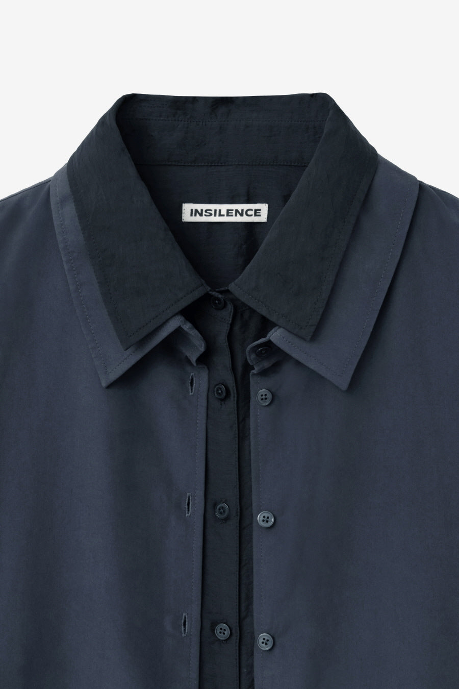Insilence - Layered Overfit Shirt (Charcoal) product image 9 | TRAB K-Fashion Australia