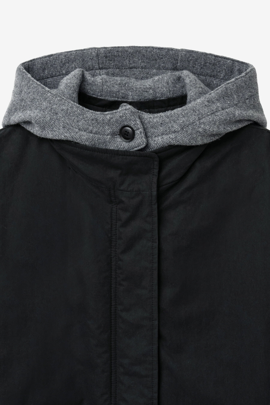 Insilence - M65 Padded Hood Parka (Washed Black) product image 9 | TRAB K-Fashion Australia