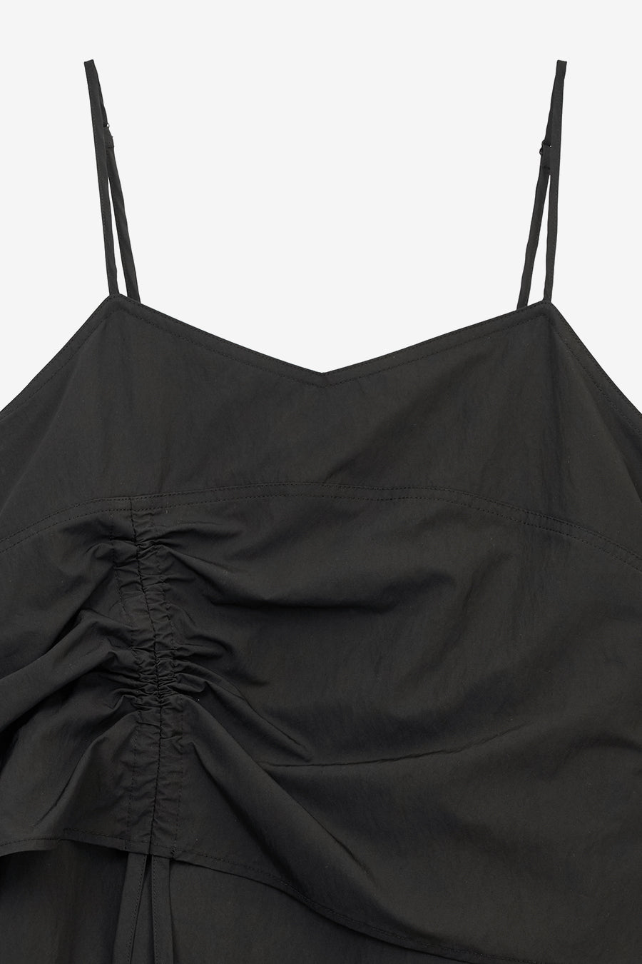 Insilence - Parachute Shirring One Piece (Black) product image 9 | TRAB K-Fashion Australia