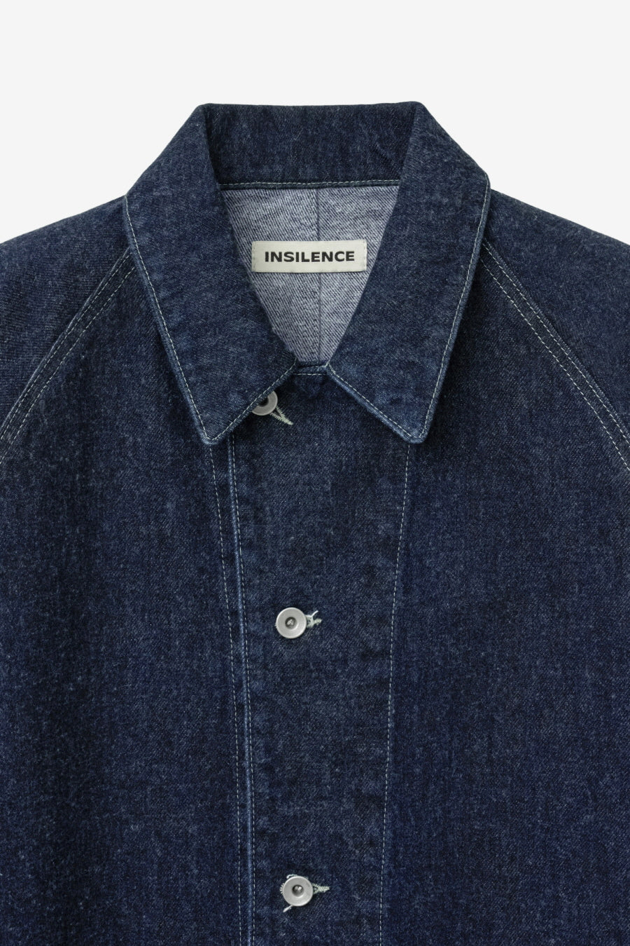 Insilence - Peach Denim Chore Jacket (Indigo) product image 9 | TRAB K-Fashion Australia