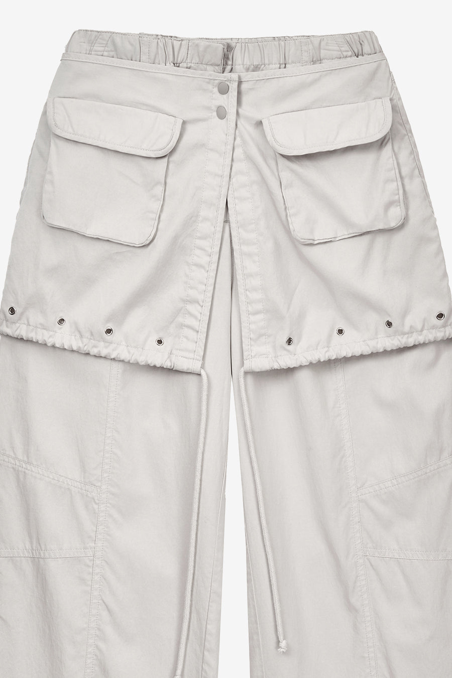 Insilence - Layered Parachute Pants (Ash Grey) product image 9 | TRAB K-Fashion Australia