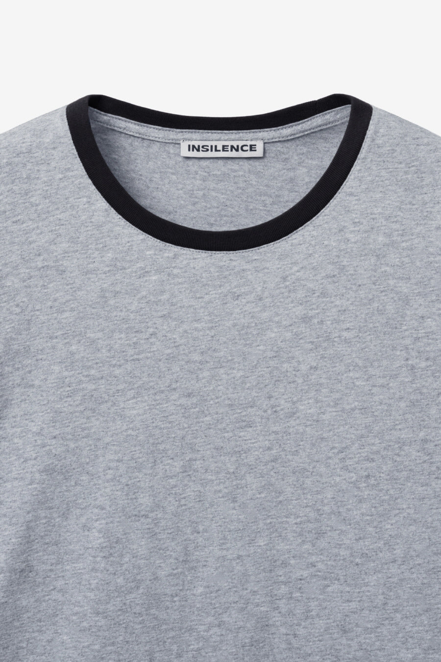 Insilence - Ringer T-shirt (Melange Grey) product image 7 | TRAB K-Fashion Australia