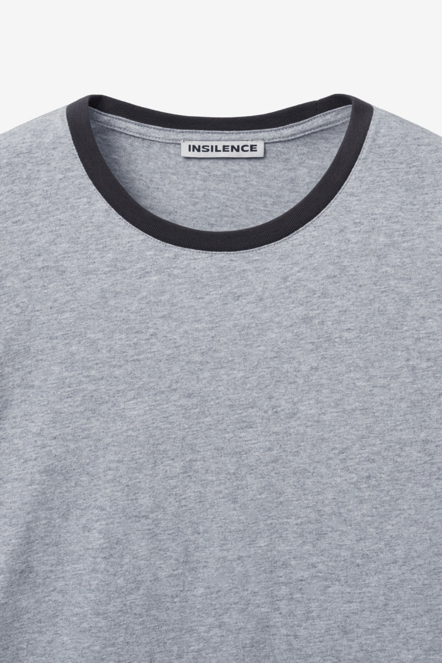 Insilence - Ringer T-shirt (Melange Grey) product image 7 | TRAB K-Fashion Australia