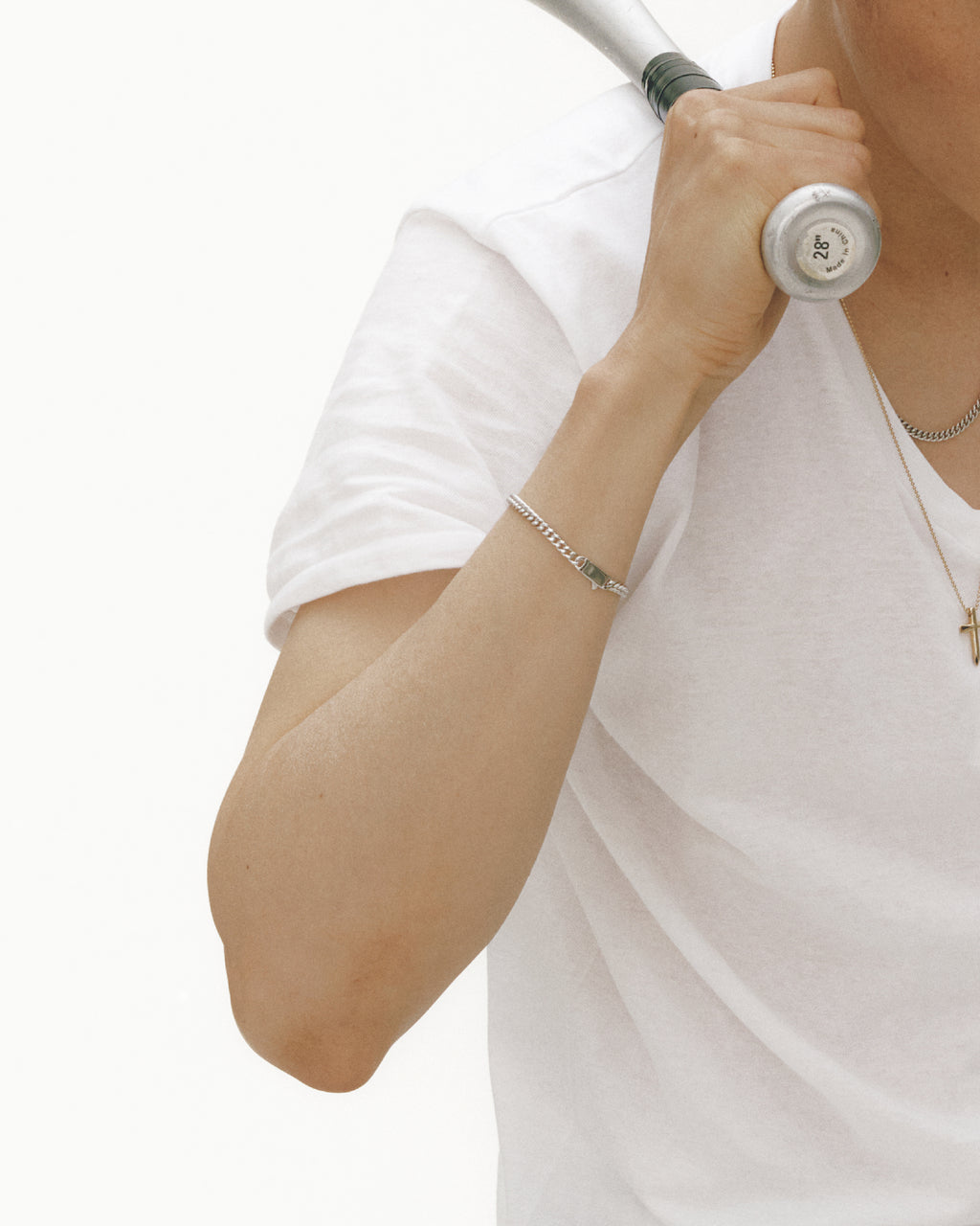 Numbering - Curb Chain Bracelet with A13 Logo #5945 product image 3 | TRAB K-Fashion Australia