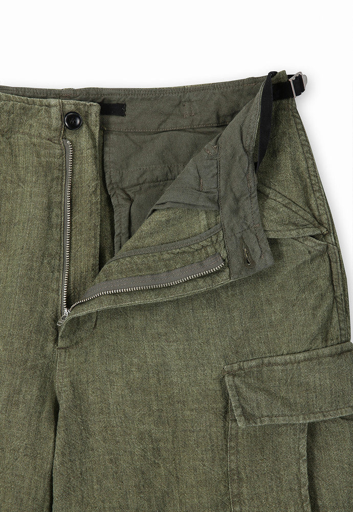Art if acts - Linen M-51 Shorts (Khaki) product image 9 | TRAB K-Fashion Australia