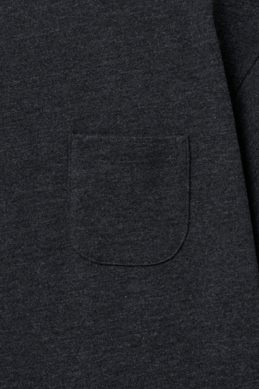 Insilence - Scoop Neck Pocket Short Sleeve (Melange Charcoal) product image 8 | TRAB K-Fashion Australia