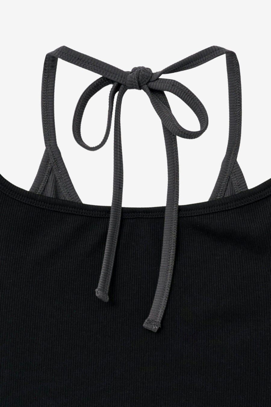 Insilence - Layered Henley Neck Sleeveless (Black) product image 10 | TRAB K-Fashion Australia
