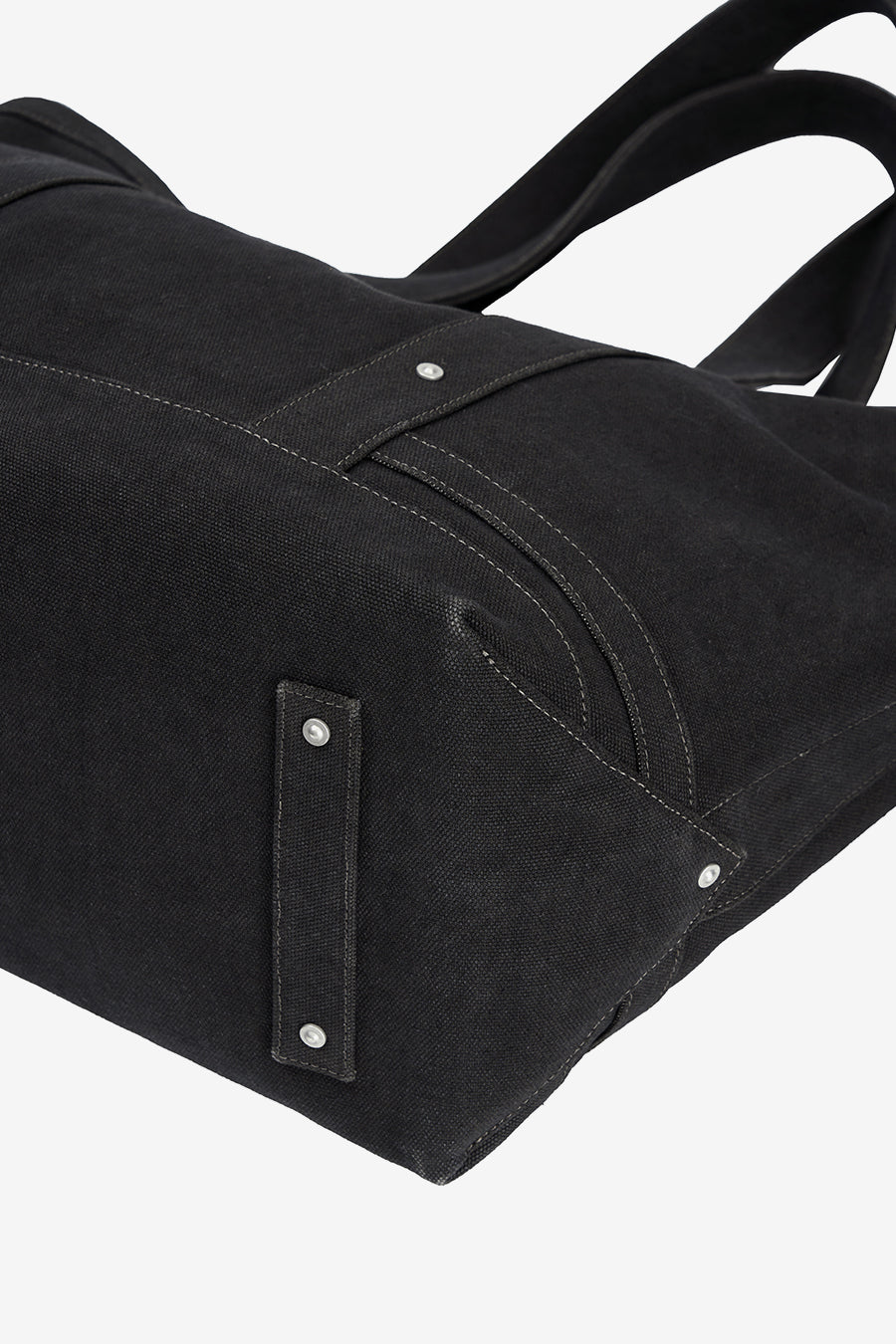 Insilence - Vintage Canvas Shopper Bag (Vintage Black) product image 10 | TRAB K-Fashion Australia