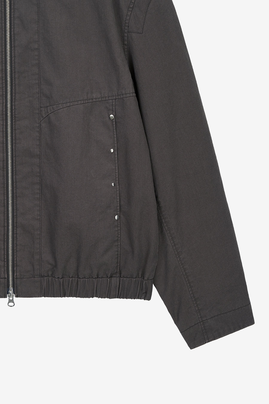 Insilence - Stud Cotton Blouson (Brown) product image 10 | TRAB K-Fashion Australia