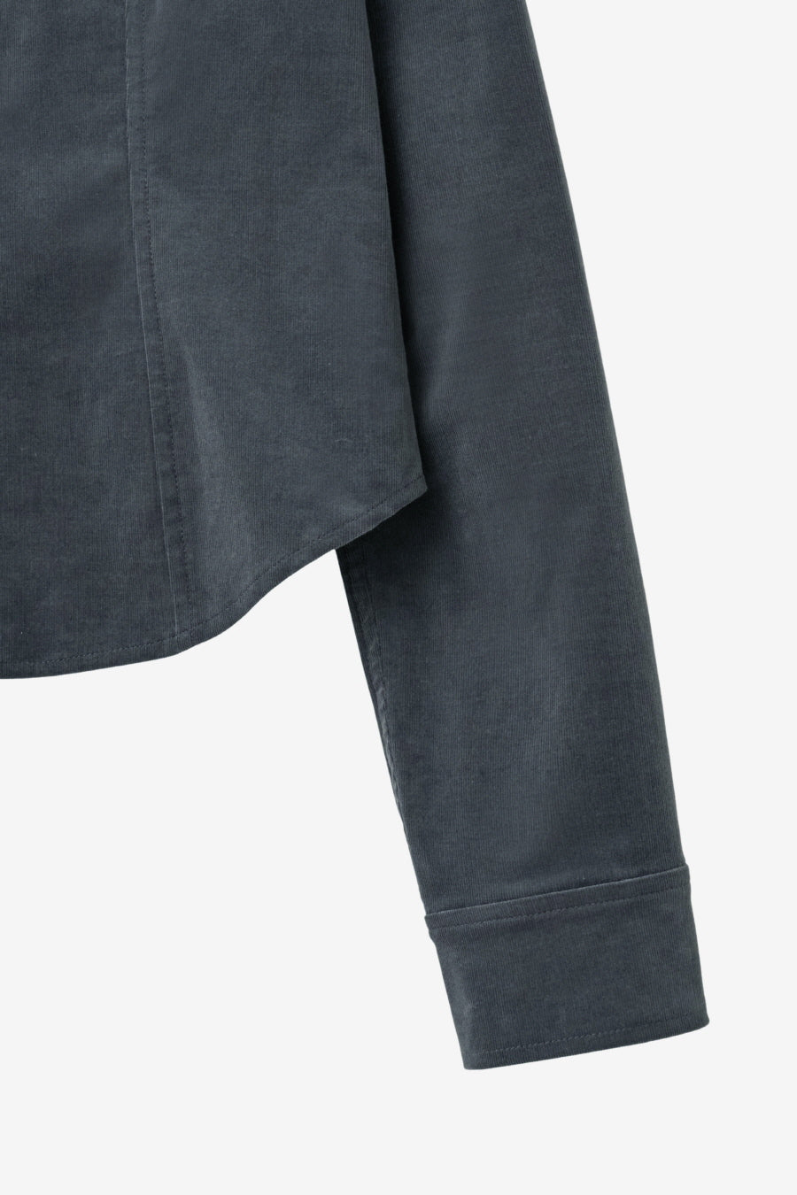 Insilence - Corduroy Snap Shirt (Charcoal) product image 10 | TRAB K-Fashion Australia