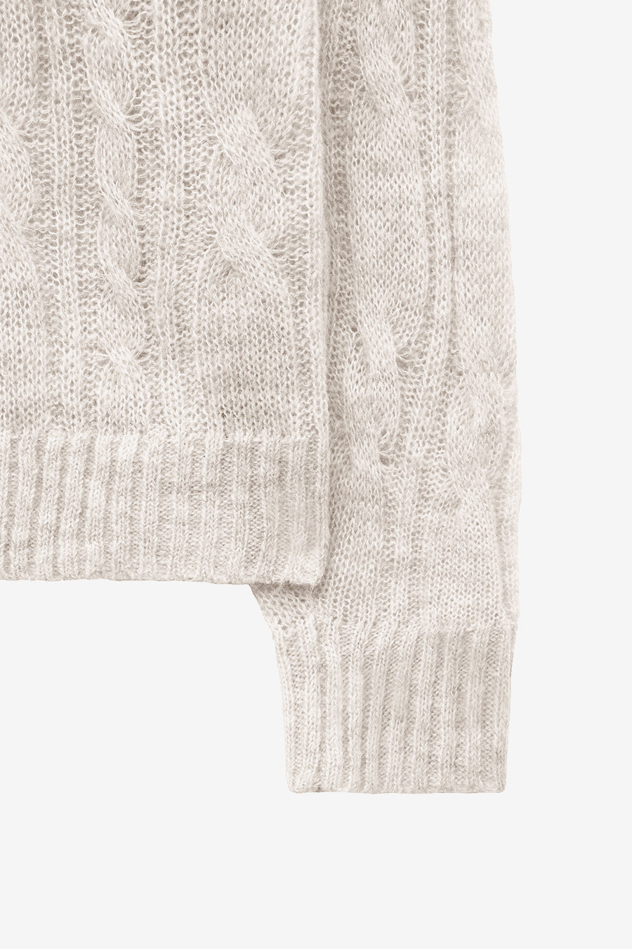 Insilence - Seared Cable Cardigan (Light Beige) product image 10 | TRAB K-Fashion Australia