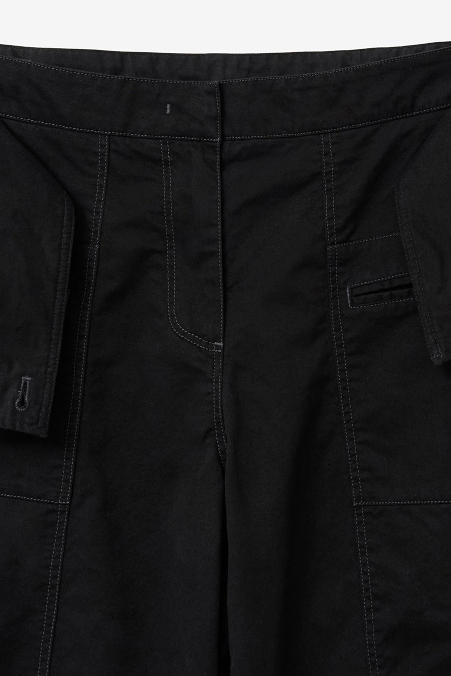 Insilence - Washed Cotton Pocket Pants (Black) product image 10 | TRAB K-Fashion Australia